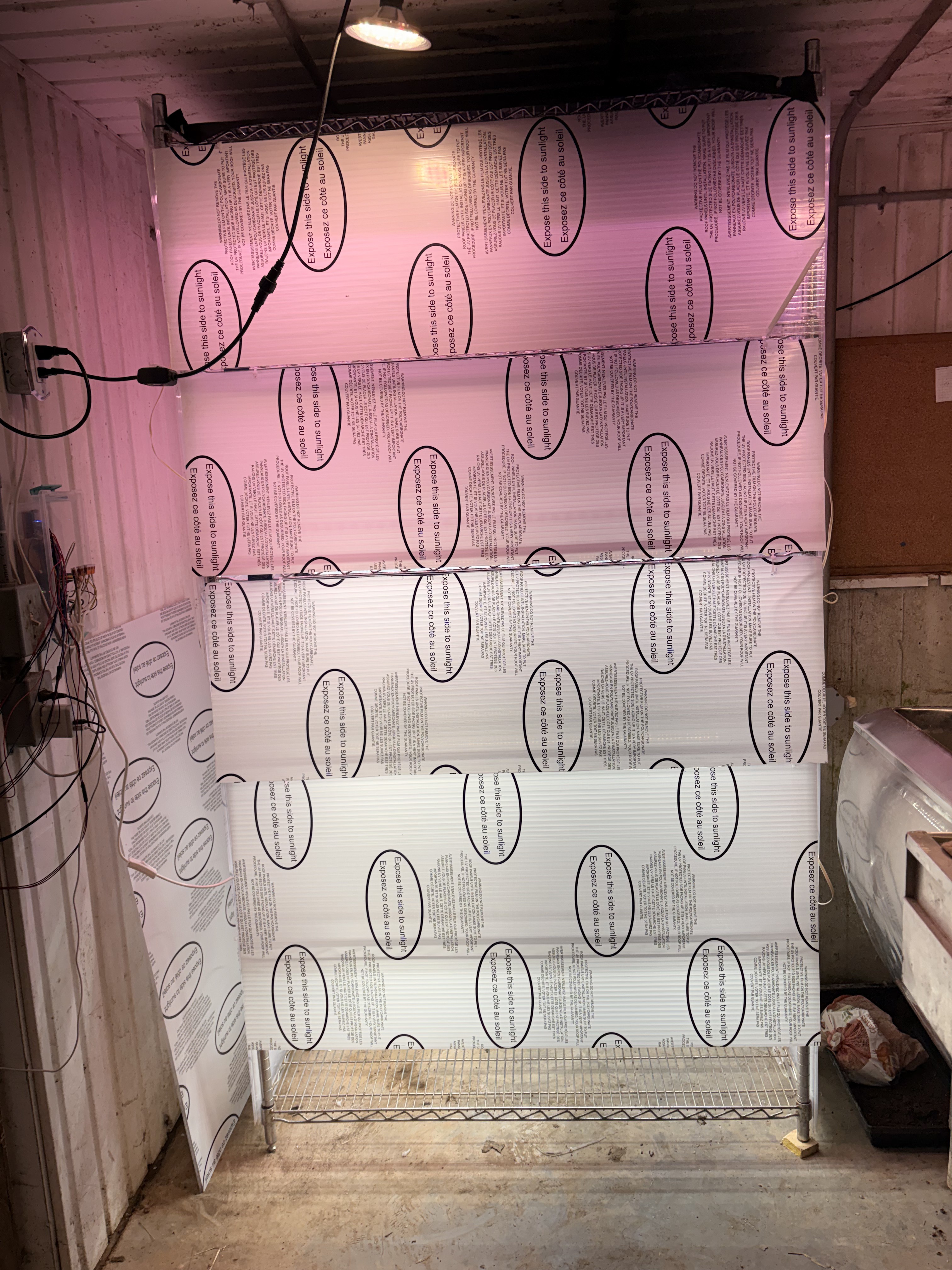 Green onion incubator, testing germination speed